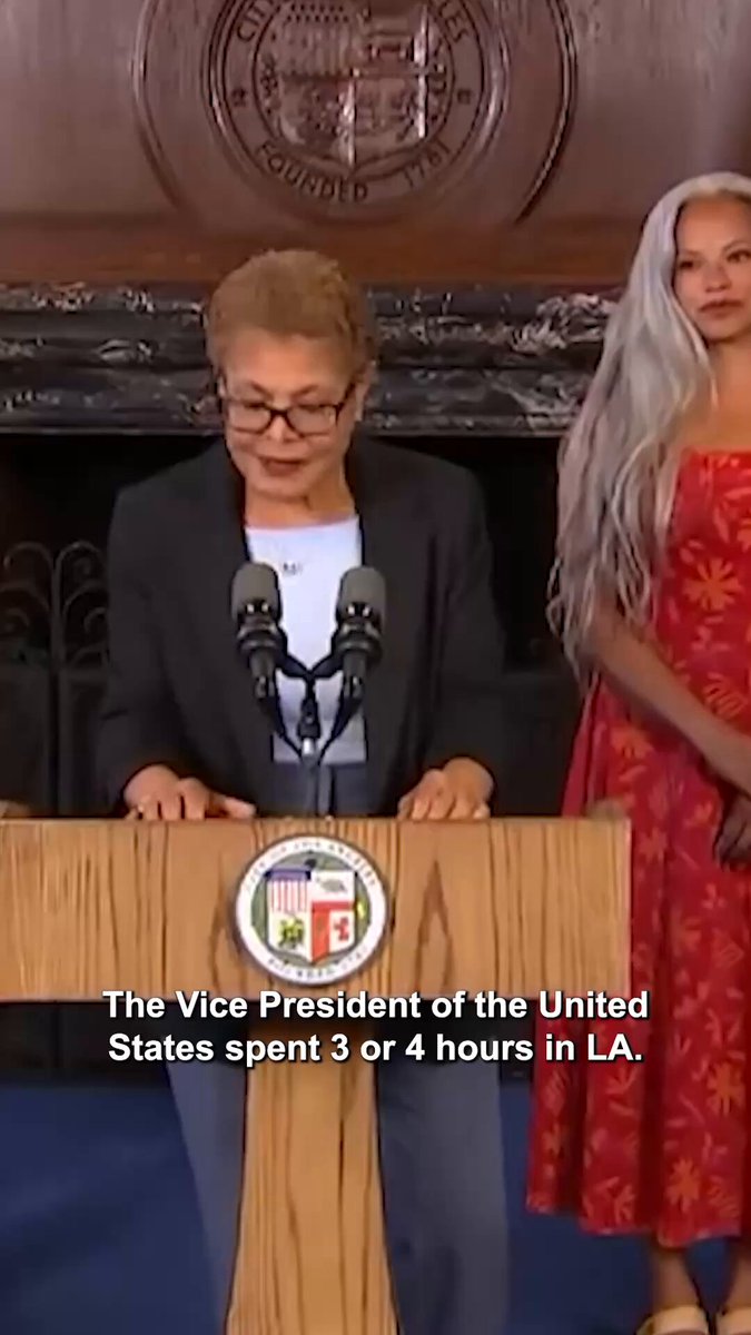 Spending 4 hours here on a Friday afternoon for a political fundraiser and thinking you can trash talk our city -- how dare you. The Trump Administration does not understand Los Angeles in the slightest. We are a city of immigrants, of hustlers, of dreamers -- and we stand up for our communities.