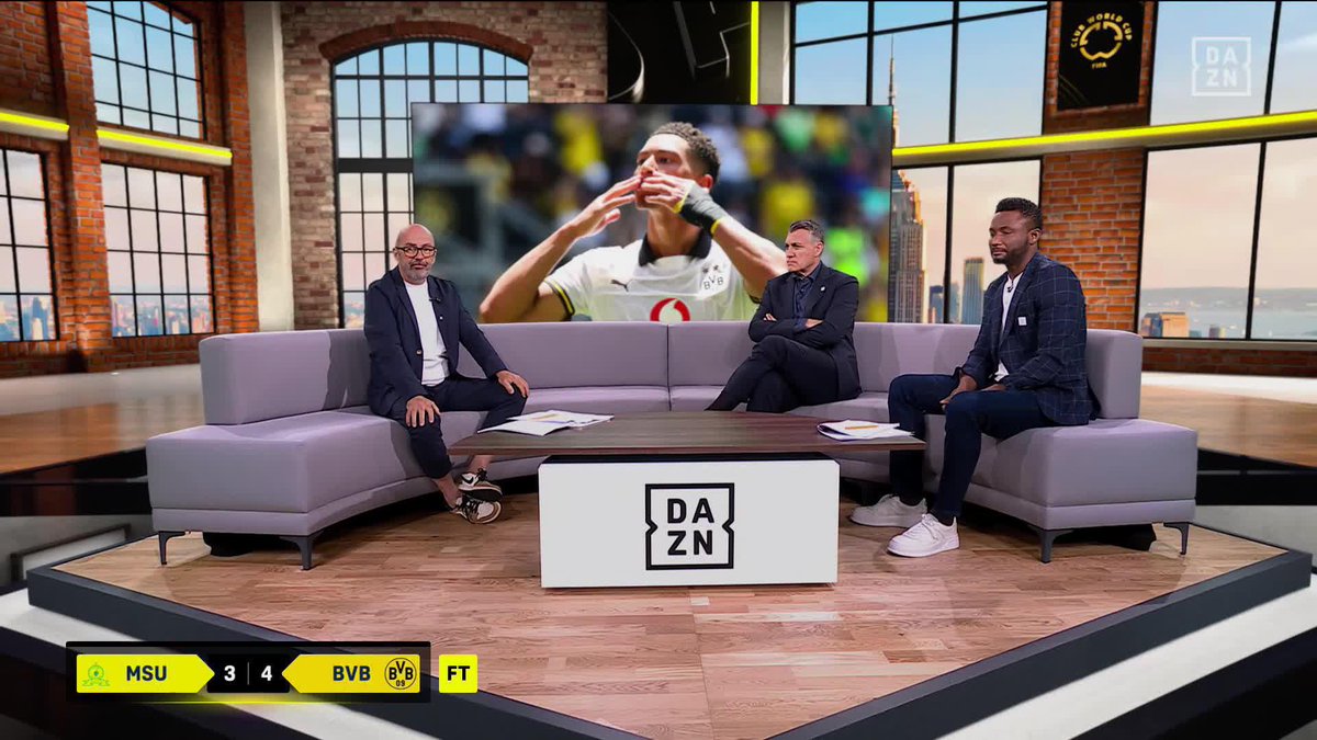 🗣️ Hear from Jobe Bellingham on scoring in a hard-fought win for Borussia Dortmund today. Watch the @FIFACWC | June 14 - July 13 | Every Game | Free | | #FIFACWC #TakeItToTheWorld #MSUBVB