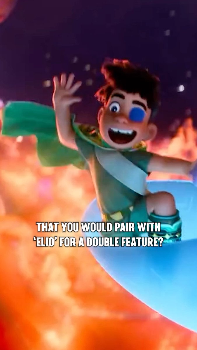 The filmmaking team behind #Elio share what other Pixar movie would make for a perfect double feature.