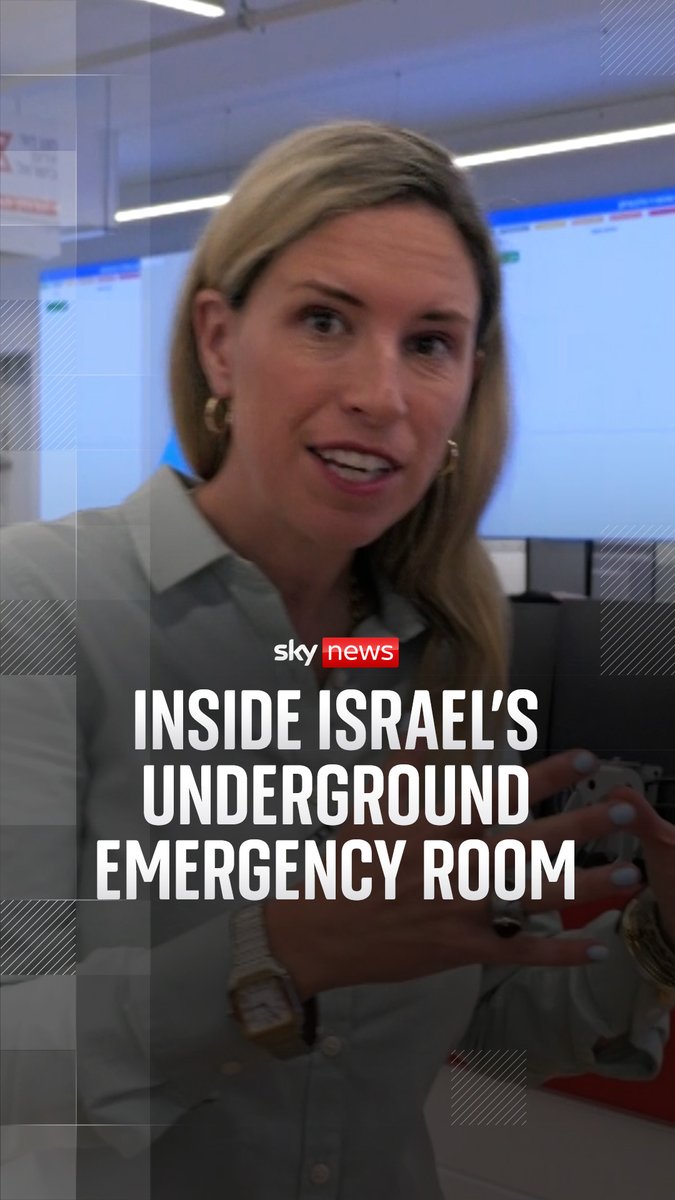 Sky's Cordelia Lynch reports from a facility dedicated to blood collection, testing, and distribution - a key component of Israel's emergency response system. Latest: