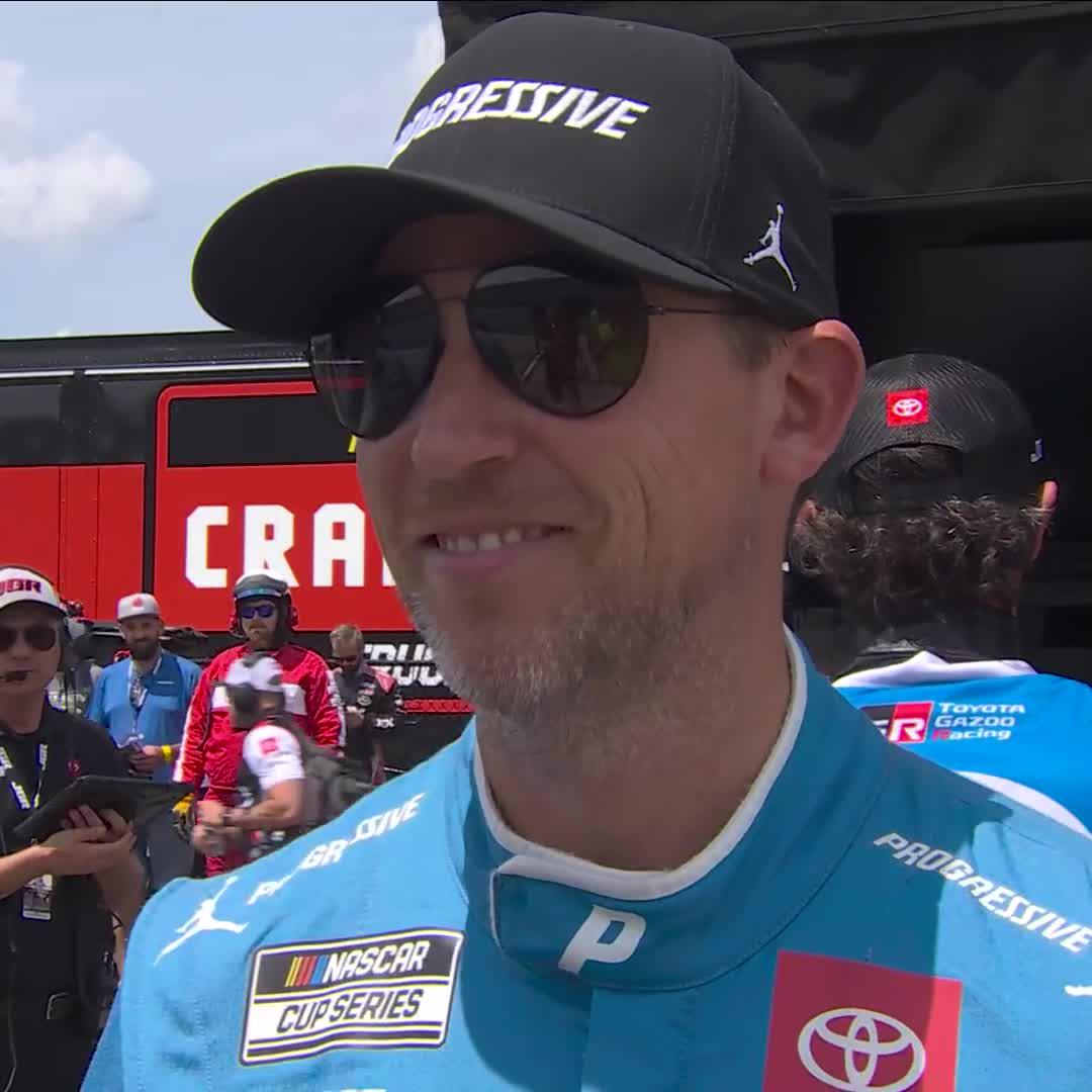 There's just something about Denny Hamlin and Pocono Raceway. #BuschLightPole