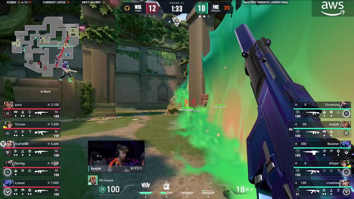 Still in the series. Wolves Esports take Lotus! Map 4 next on