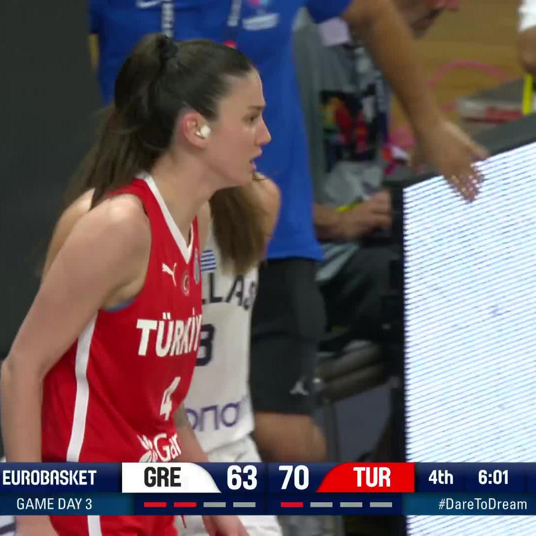 Swatted it away 😳 #EuroBasketWomen x TBF