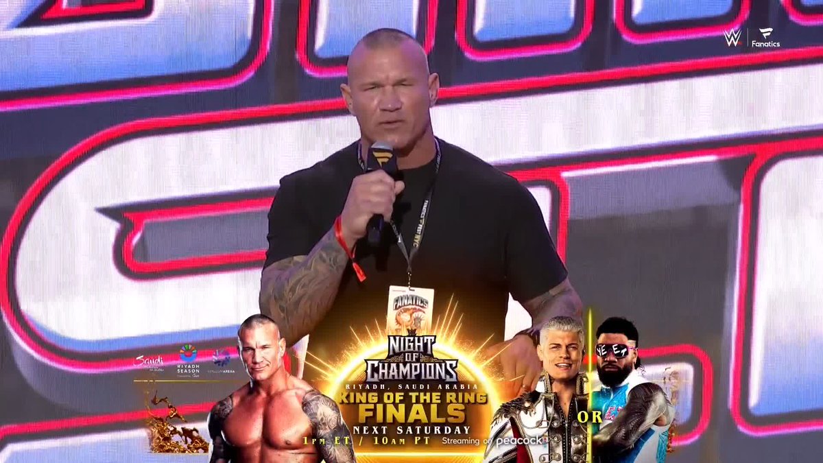 "I'd like to beat Cody." While Randy Orton would love to face Jey Uso in the final of the King of the Ring Tournament, The Viper wants to go through Cody Rhodes to get to #SummerSlam. 👑 Fanatics Fest Fanatics