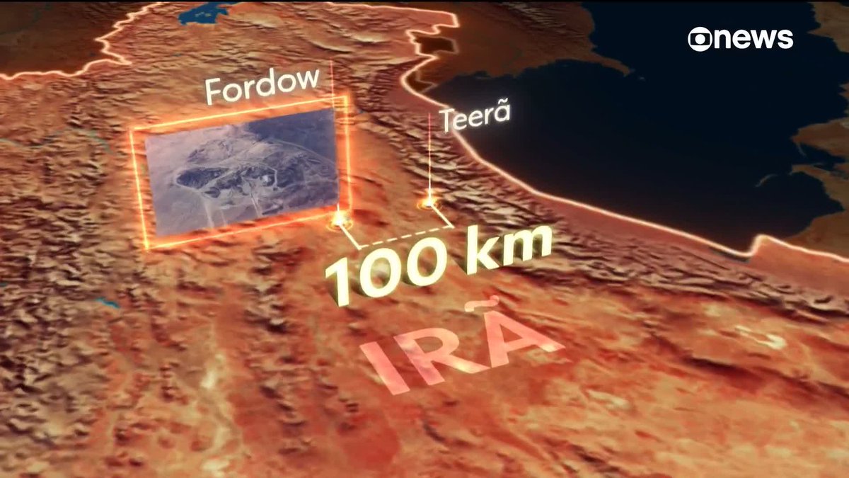Israel aponta como um dos principais objetivos do país no conflito contra o Irã a destruição de uma usina nuclear que fica debaixo de uma montanha. Para isso, os israelenses precisam dos Estados Unidos. Entenda. ➡ Assista na #GloboNews: