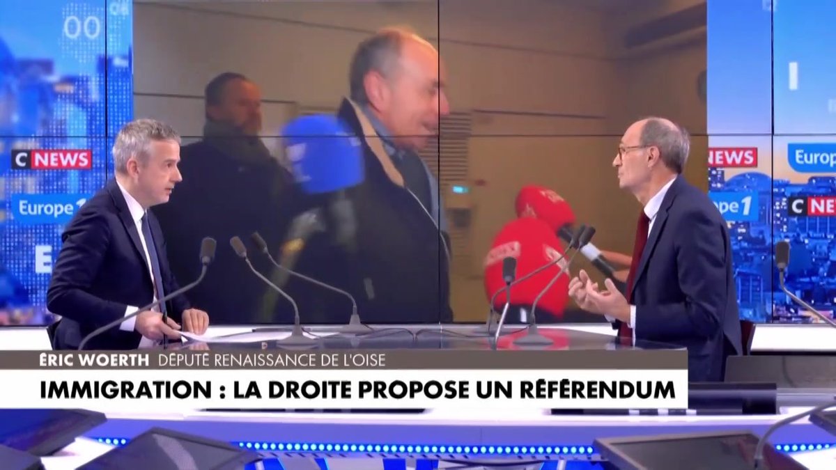 « Je ne suis pas du tout d’accord avec l’idée d’un référendum sur l’immigration », déclare Eric woerth : encore un que l'opinion du peuple souverain dérange !