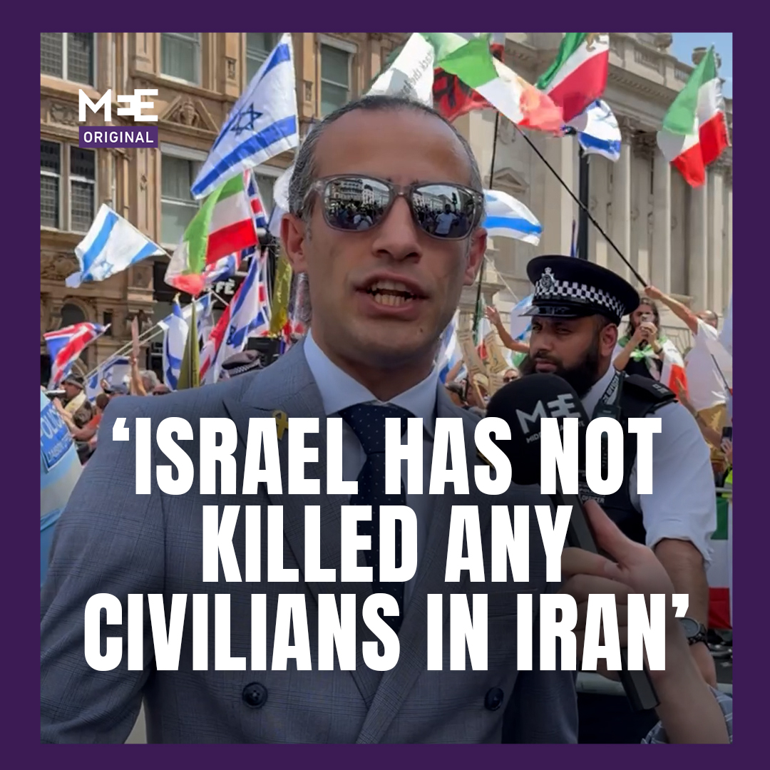 Over 350,000 people, per the organisers, took to the streets of London marching against Israel's war on Gaza and its escalatory attacks against Iran. Mohammad spoke to one of the leading pro-Israel Iranian activists, Niyak Ghorbani, about why some Iranians support Israel.
