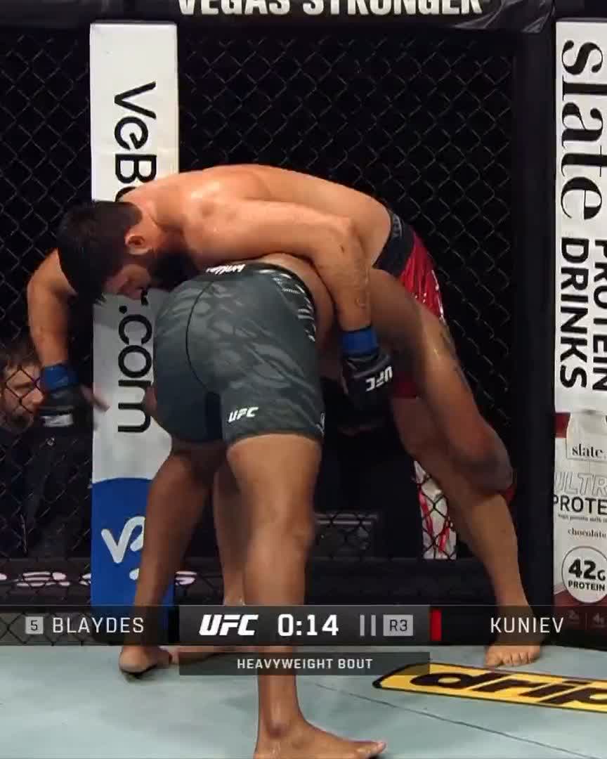 Curtis Blaydes and Rizvan Kuniev go the distance! How did you score it?! #UFCBaku