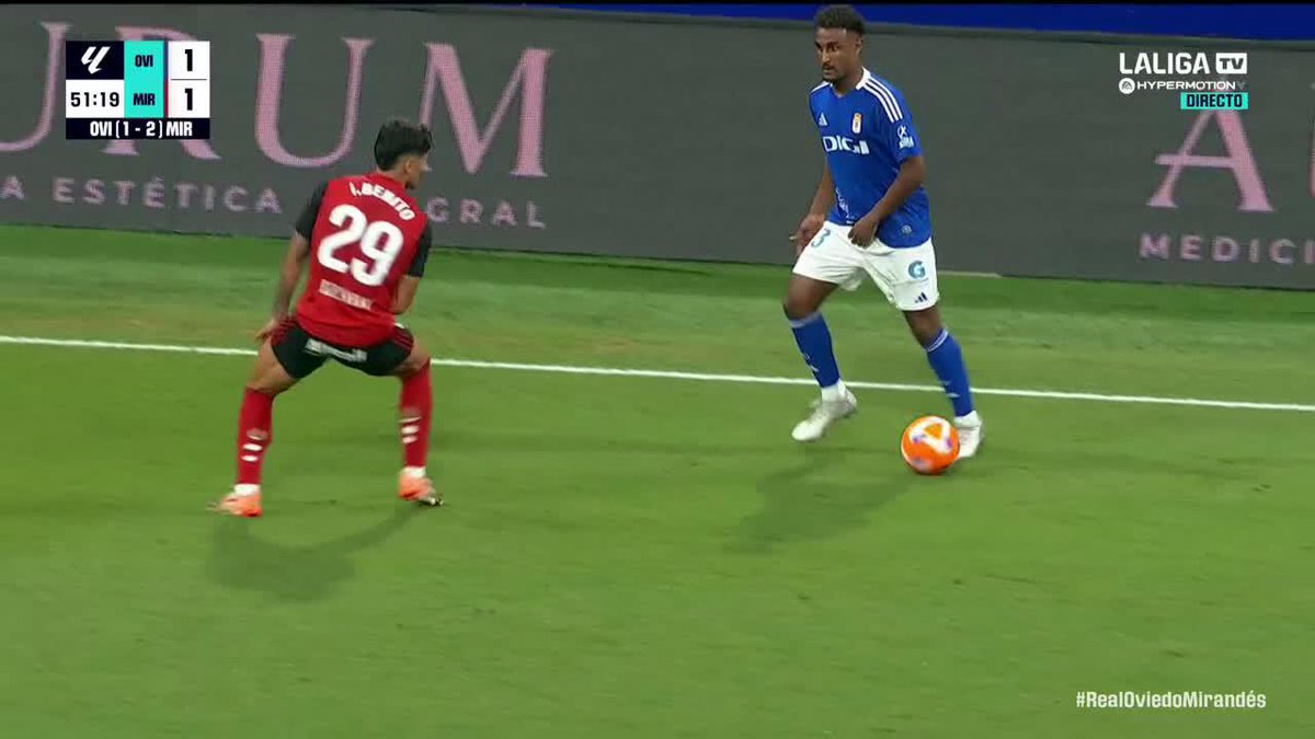 UN GOL PARA EMPATAR LA ELIMINATORIA. UN GOL PARA HACER SOÑAR A TODA UNA CIUDAD. Así allanó el camino Ilyas Chaira para la remontada del Real Oviedo #LALIGAHYPERMOTION