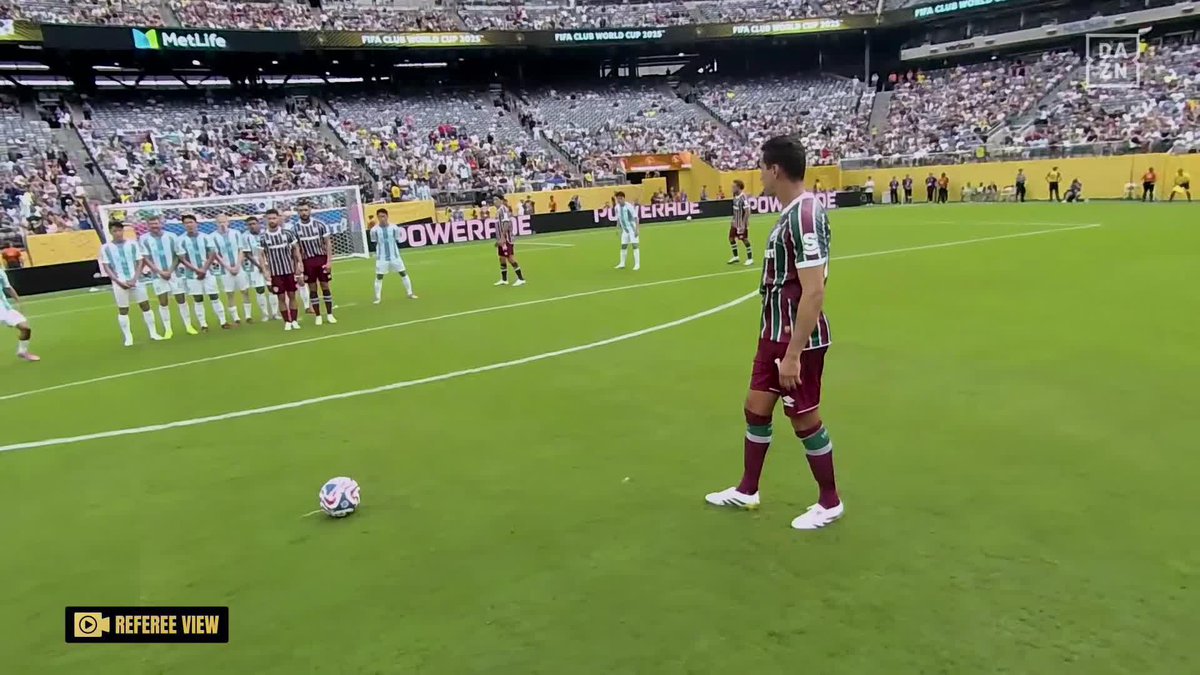 El golazo de Jhoncito Arias desde la cámara del árbitro. CINEMAAAAA.