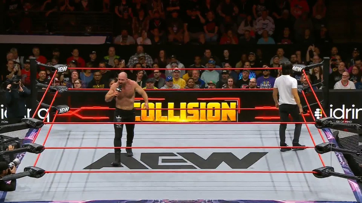 "I am sick of the cowboy's crybaby CRAP!" - Jon Moxley Watch #AEWCollision LIVE on TNT & MAX