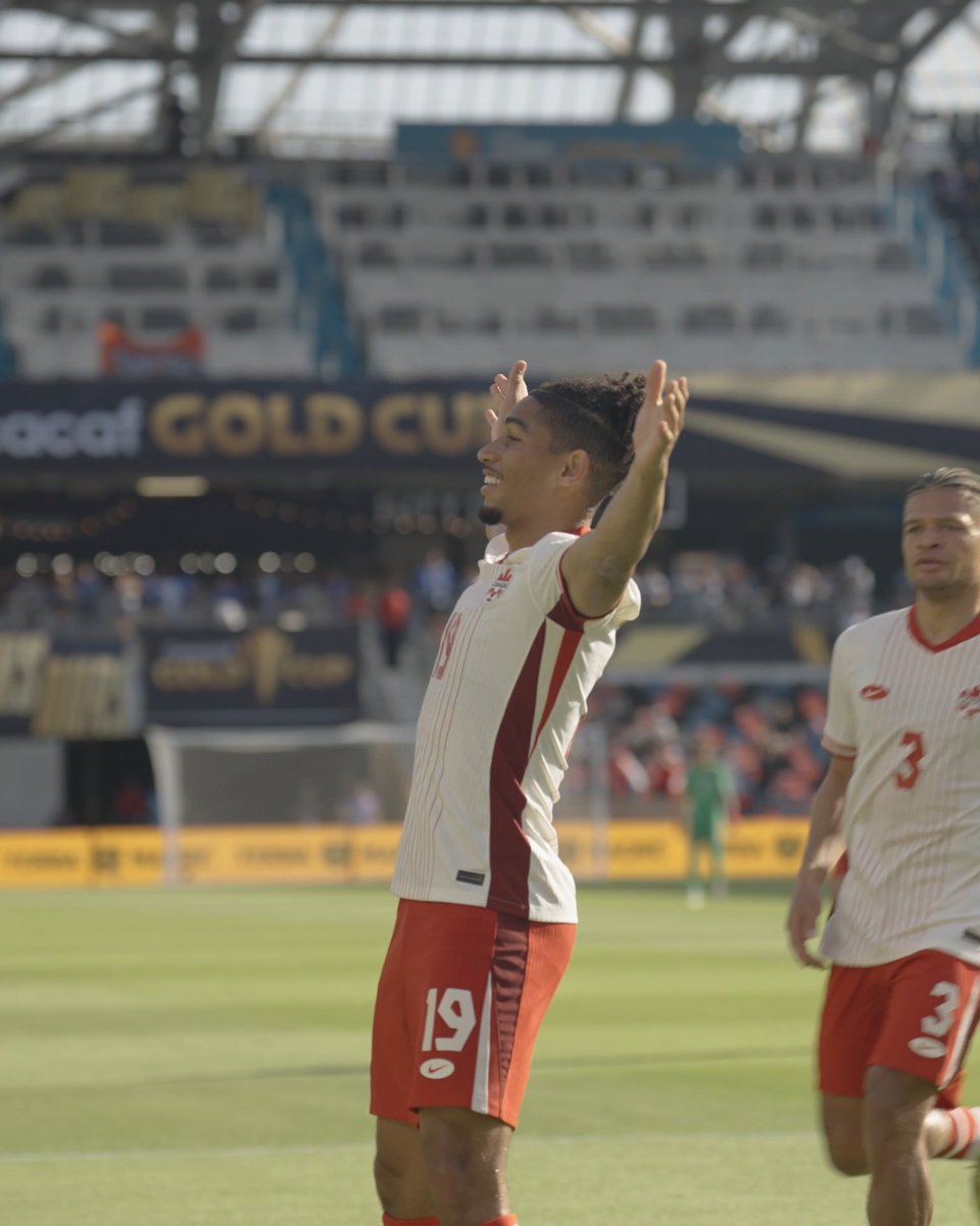 2️⃣ buts en 2️⃣ matchs avec le Canada 🇨🇦 Make that two goals in two games for Nathan Saliba at the Gold Cup 🏆 #CFMTL