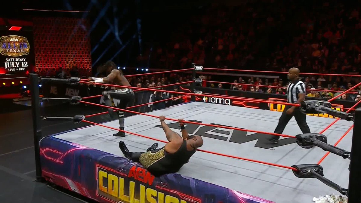 SWERVE STOMP ONTO THE APRON! Watch #AEWCollision LIVE on TNT &amp; MAX