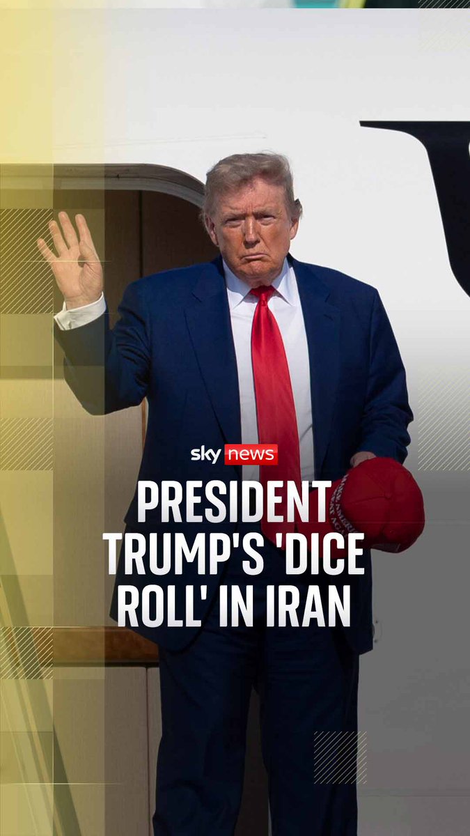 Donald Trump has said the US has carried out attacks on three nuclear sites in Iran. The US President's decision to bomb nuclear sites in Iran is a 'dice roll', according to Sky's US Correspondent Mark Stone