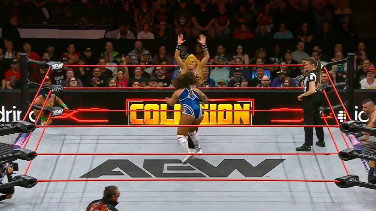 That's not a good idea, @SuaveMansoor! Watch #AEWCollision LIVE on TNT & MAX