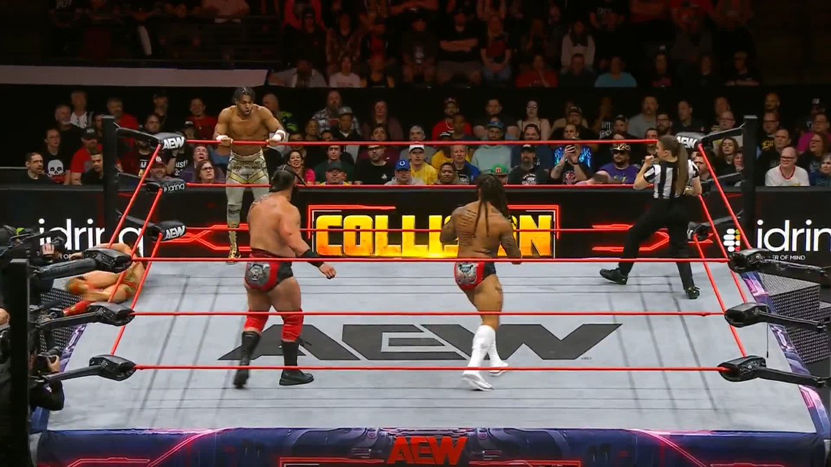 Kevin Knight takes flight! Watch #AEWCollision LIVE on TNT & MAX