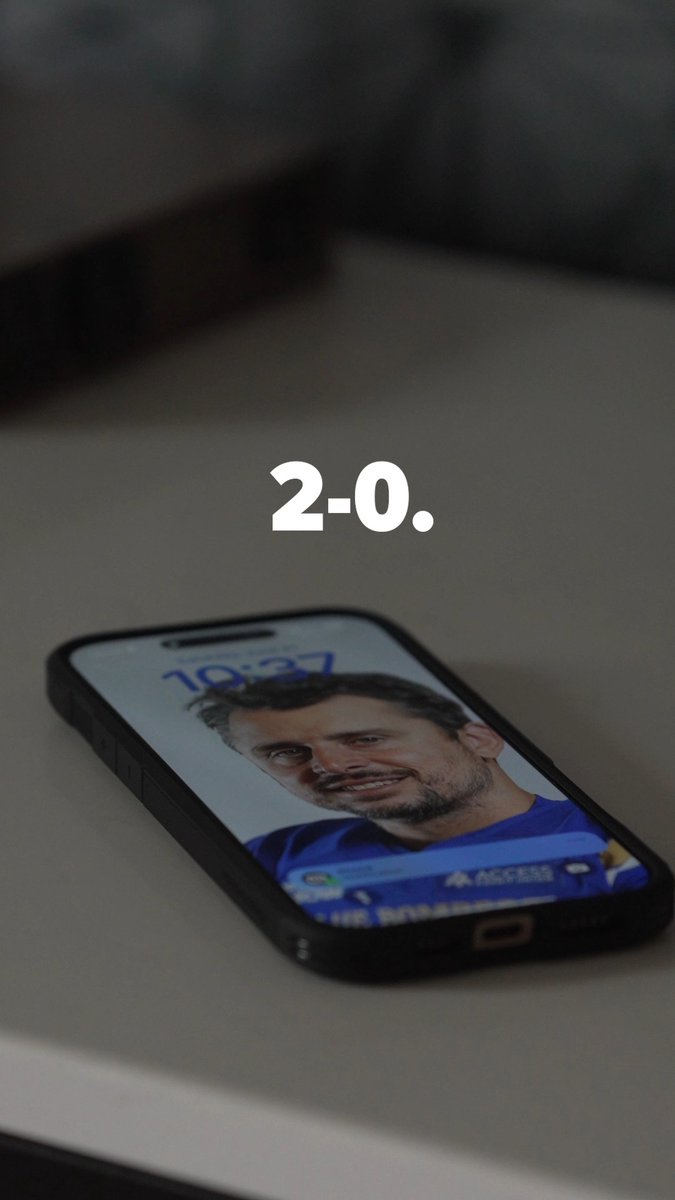 sorry, can't come to the phone right now we're 2-0
