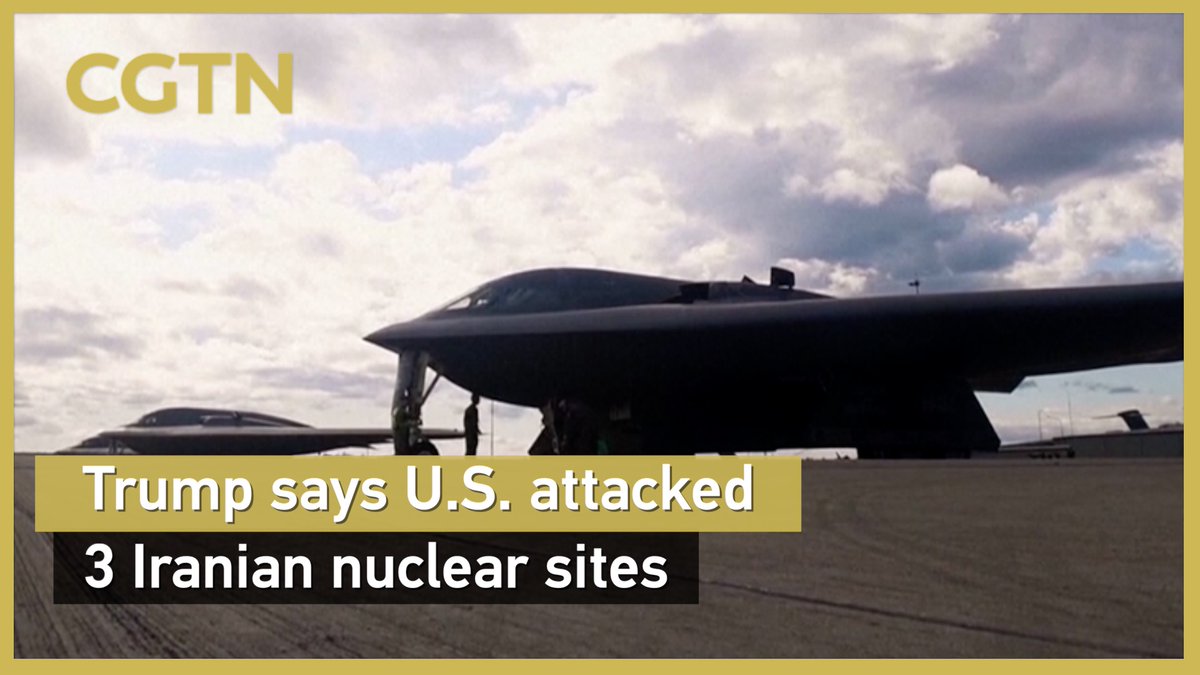 Watch: Trump says U.S. attacked 3 Iranian nuclear sites