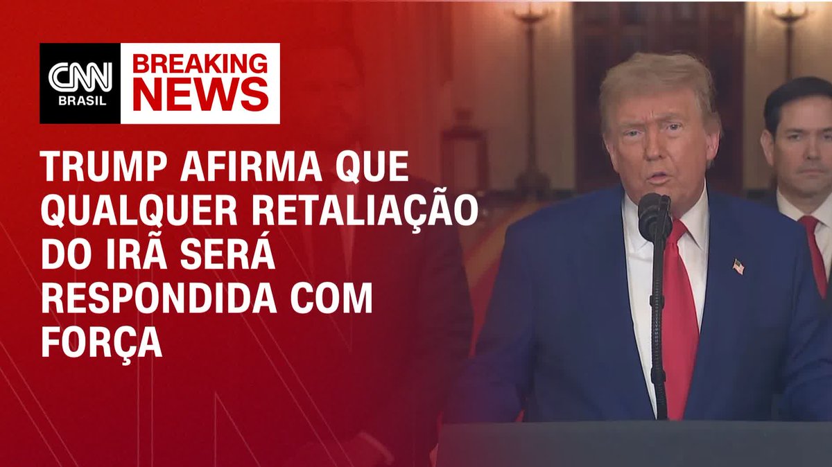 Trump: Retaliação terá resposta com força muito maior; assista #CNNPrimeTime