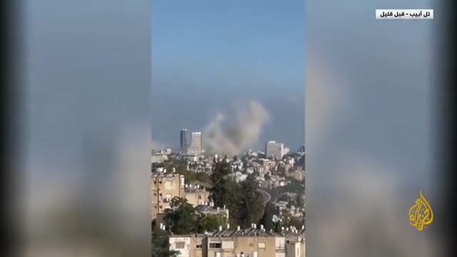 إصابة مباشرة لهدف في تل أبيب في أول دفعة صاروخية من #إيران بعد الهجوم الأمريكي على المنشآت النووية #الأخبار