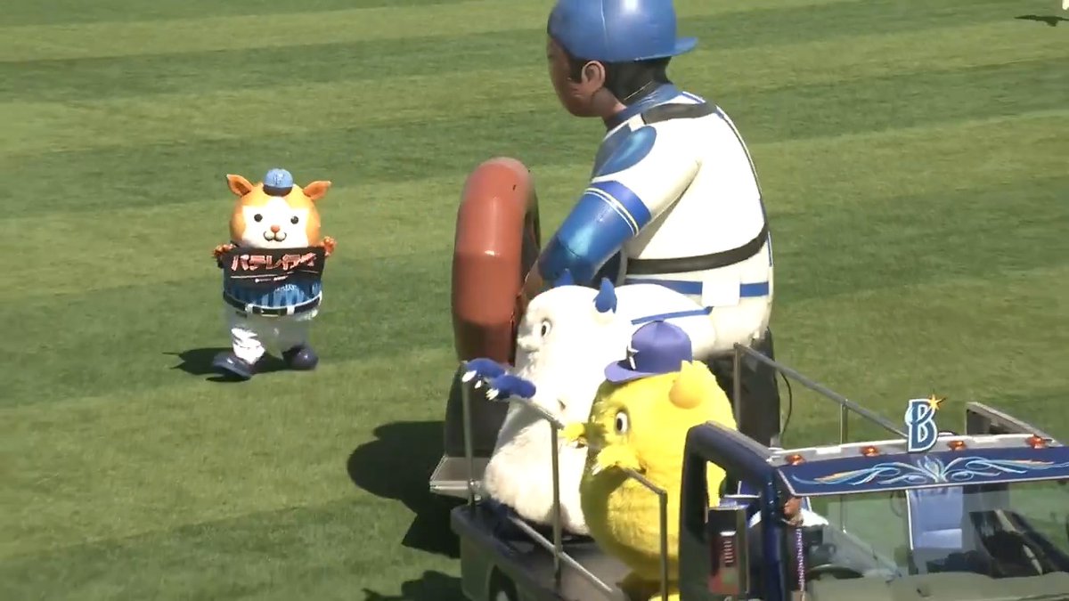 乗せてあげてください🐹 #スターマン #パテレ行き #日本生命セ・パ交流戦2025 #交流戦 #セ・パ交流戦