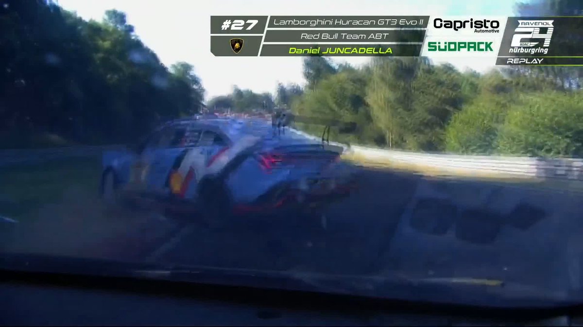 Hyundai hard into the barrier! LIVE 📺 #IGTC | #24hNBR
