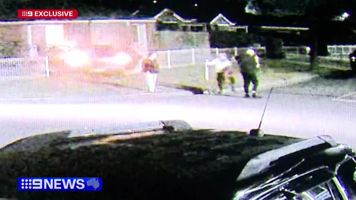 #EXCLUSIVE: A Corio grandfather's been slashed with a machete, while trying to help teens who crashed a car into his neighbour's home. Four of the thugs were arrested, but have already been released back into the community. Julia Passarelli #9News