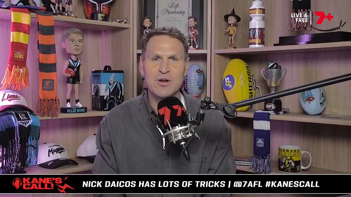 "This is a TOUGH footballer ... Any of the clowns out there that want to question his toughness ... go back and watch the game." Kane Cornes on Nick Daicos 💪