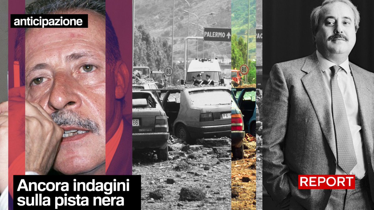 Alcuni politici hanno cercato di sconfessare la cosiddetta pista nera nelle indagini sulla strage di Capaci. Ma il Procuratore di Caltanissetta, Salvatore De Luca, in una recente intervista ha detto che la Procura non ha chiuso nessuna pista. Stasera, dalle 20.30 su #Rai3 👇