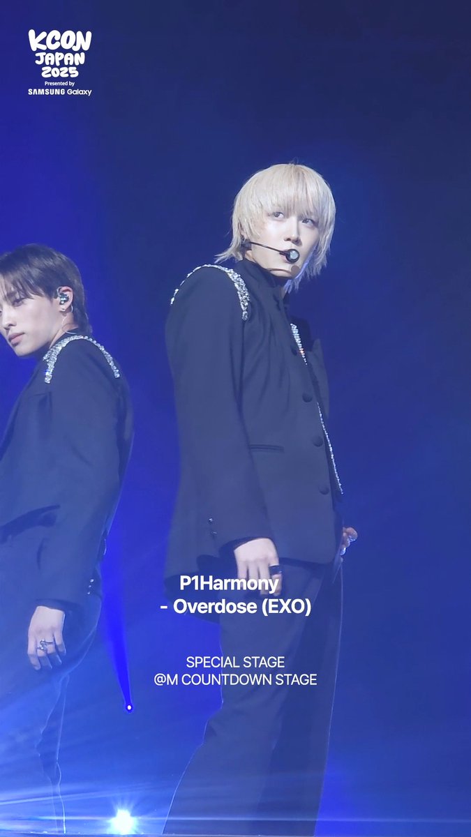 [#KCONJAPAN2025] 📹 STAGE CAM. 𝐒𝐏𝐄𝐂𝐈𝐀𝐋 𝐒𝐓𝐀𝐆𝐄 📍M COUNTDOWN STAGE #P1Harmony 🎵 Overdose (EXO) - KCON JAPAN 2025 MAY 9-11 Makuhari Messe Let's #KCON