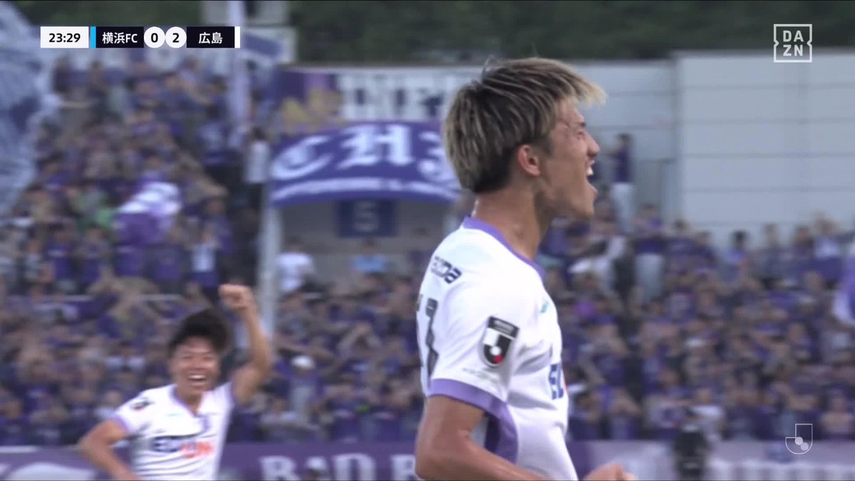 追い風に乗せて GKからのロングボールが伸びる それを逃さず追加点は #加藤陸次樹 🏆明治安田J1リーグ第21節 🆚横浜FC×広島 🆓#DAZN ライブ配信中 #Jみようぜ #Jリーグ #横浜FC広島