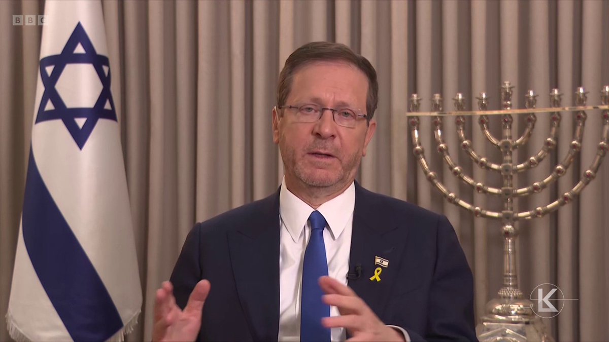 "How can you justify, on more than 10 occasions, Israeli troops opening fire near [Gaza] food queues?" #BBCLauraK asks Israel's President Isaac Herzog "Some of these reports are false, others are under inquiry and deep investigation" he replies