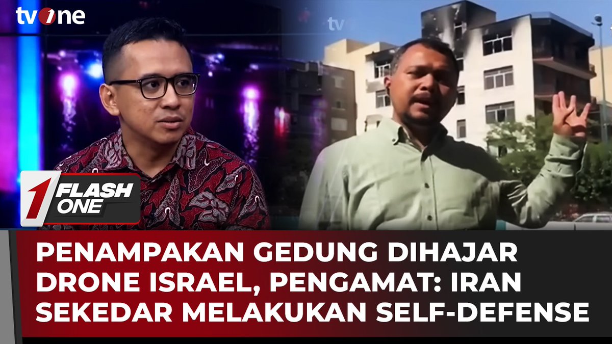 Penampakan Gedung Dihajar Drone Israel, Pengamat: Iran Sekedar Melakukan Self-defense