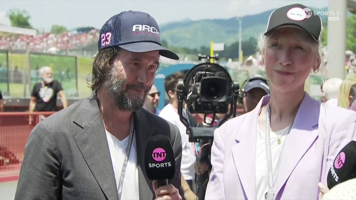 💬 "A hobby? A PASSION! IT'S MotoGP!" Keanu Reeves and Alexandra Grant join the team ahead of the #ItalianGP 🌟 #MotoGP | #ItalianGP | Live on TNT Sports and Discovery+
