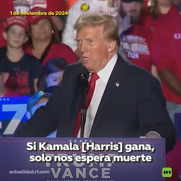 🇺🇸‼️Trump en 2024: "Yo soy el candidato de la paz" A la luz de los ataques de EE.UU. contra Irán, en la red se difundió el fragmento de un discurso de Trump de su campaña electoral de 2024, donde asevera que es "el candidato de la paz". 🔎