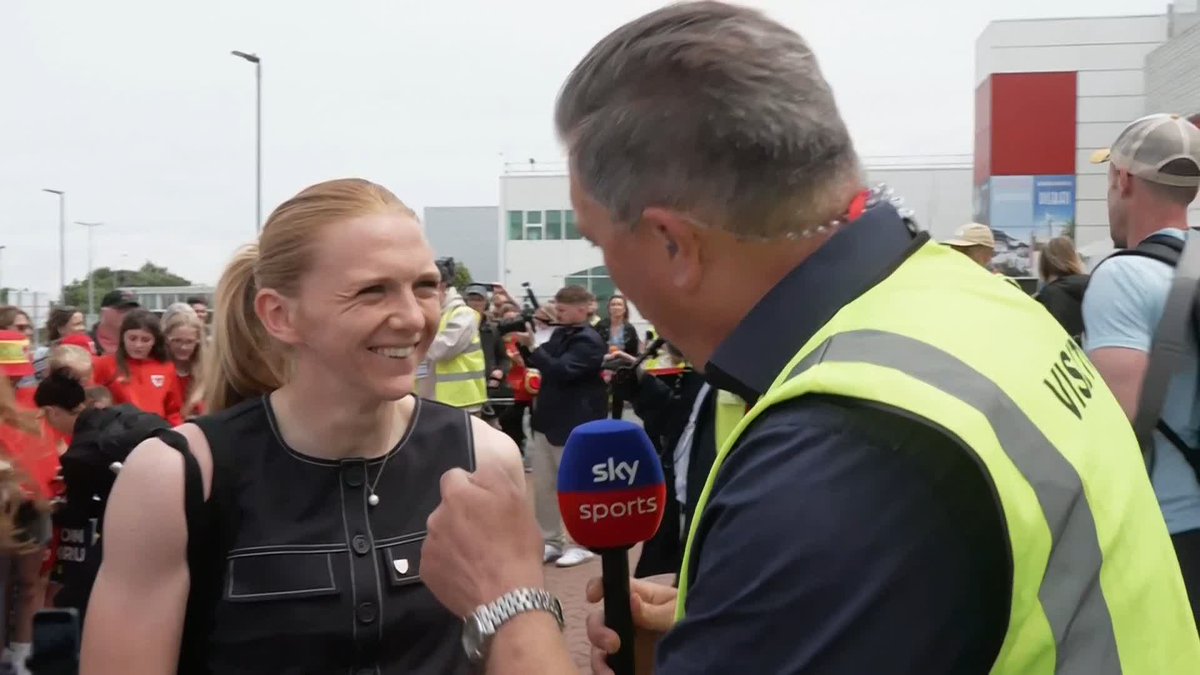 "It's all starting to feel real now" 😍 Ceri Holland tells us what it means for Wales to be playing in #WEURO2025 ✨