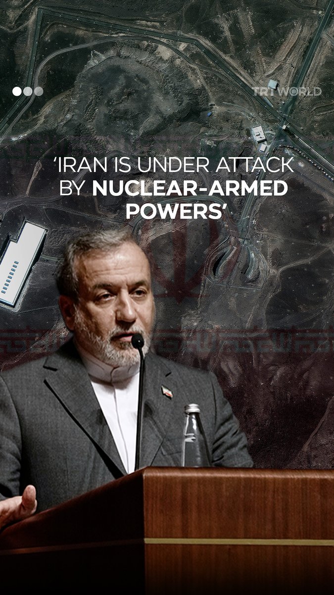 Calling for UN Security Council action, Iran’s FM said his country is under military threat from nuclear-armed nations while remaining committed to establishing peaceful nuclear energy