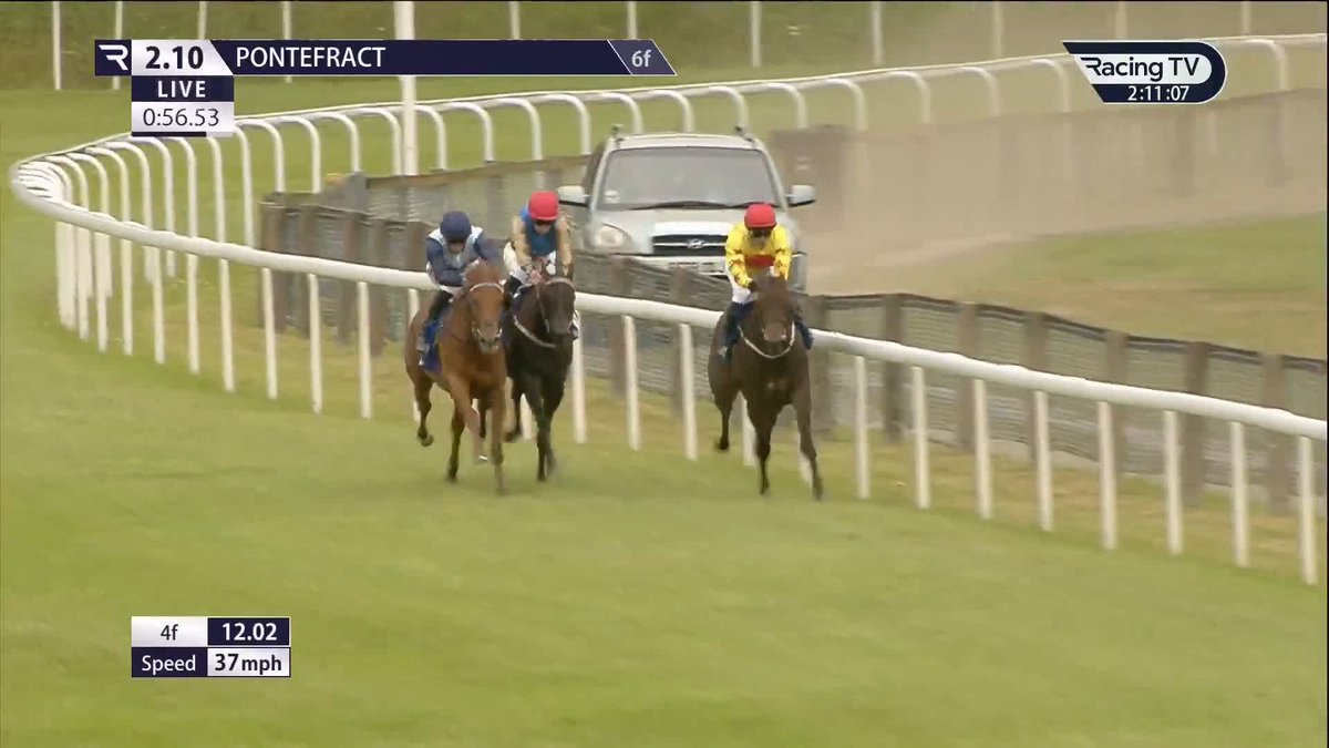 Enchant, a Wootton Bassett filly and £300,000 buy from the breeze-ups, looks useful on debut for Sam James, Karl Burke and Wathnan Racing PontefractRacecourse