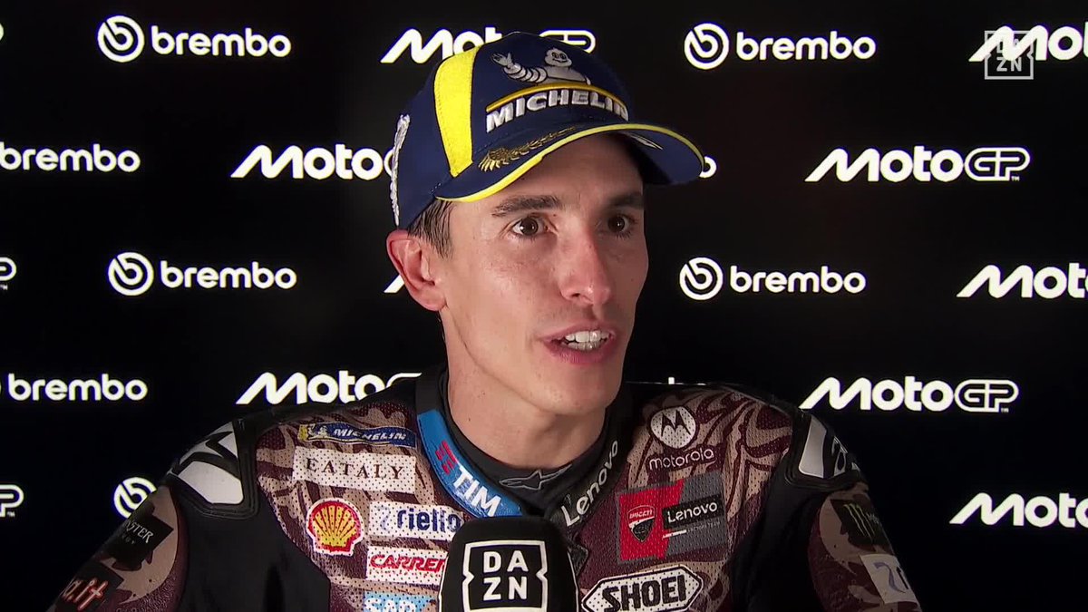 "Estaba en el motorhome tumbado con él y luego estamos ahí a 360 a final de recta" La frase de Marc Márquez que resumen la complicidad con Alex Márquez ❤️ #ItalianGP 🇮🇹 #MotoGP 🏁