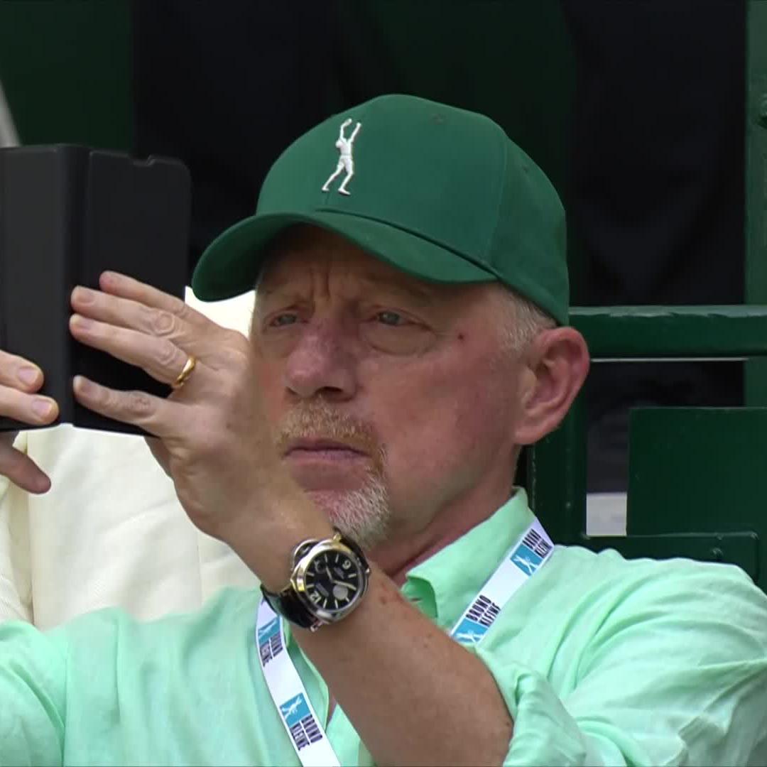 Becker spotted at the Halle final 🇩🇪👀 Boris Becker #TWO25