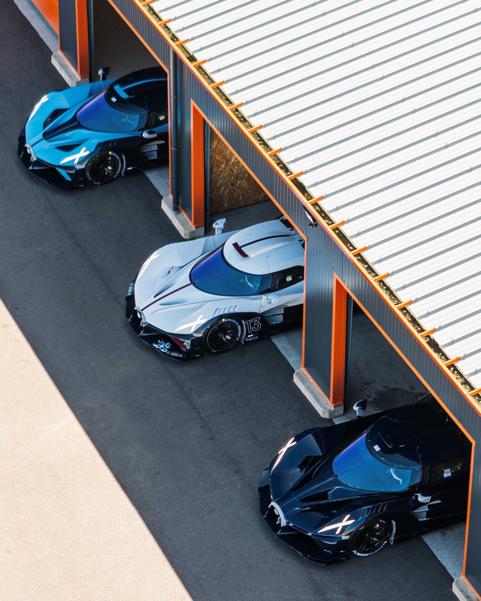 Track-only. Purpose-built. Three BOLIDEs took to Mirecourt to begin their journey – raw power meets race-bred precision. #BUGATTI #BOLIDE #BUGATTIBolide –