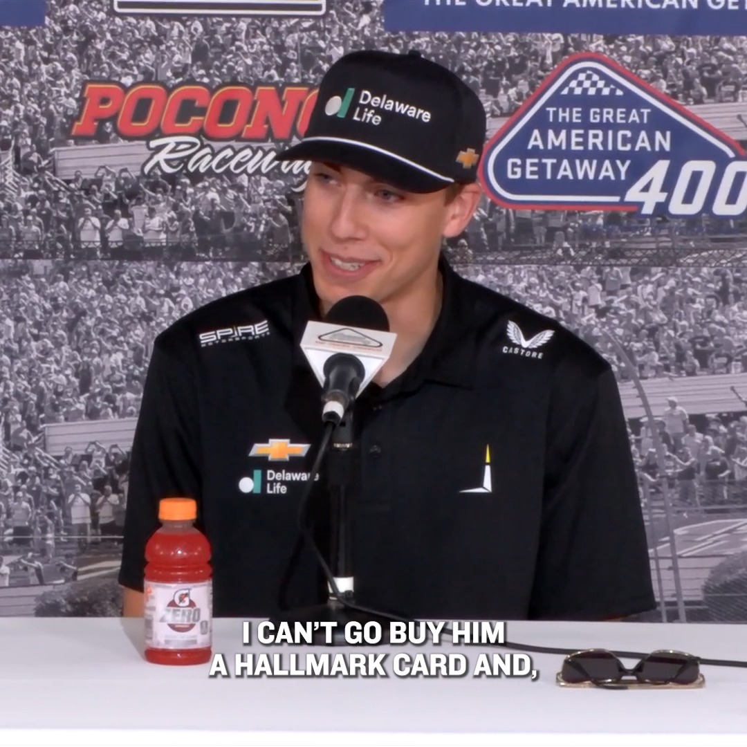A reflective Carson Hocevar on where things stand with Ricky Stenhouse Jr. entering today.