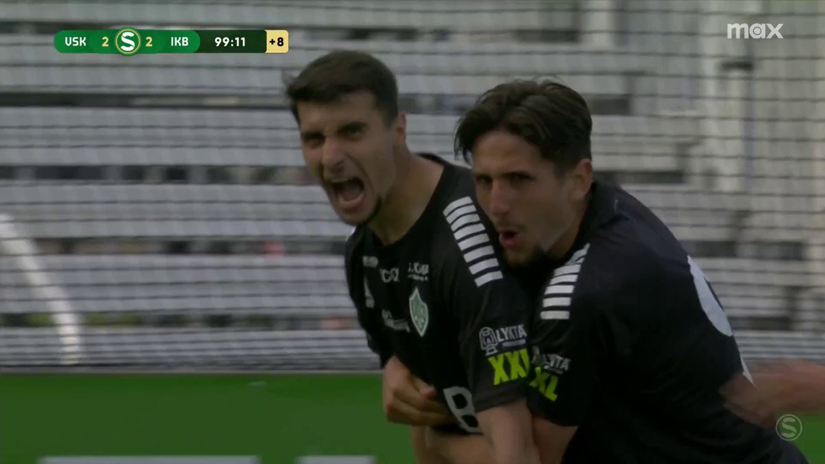 Brage kvitterar i matchminut 100! 👀 Amar Muhsin med det avgörande målet, 2-2! 📲 Se matchen på Max