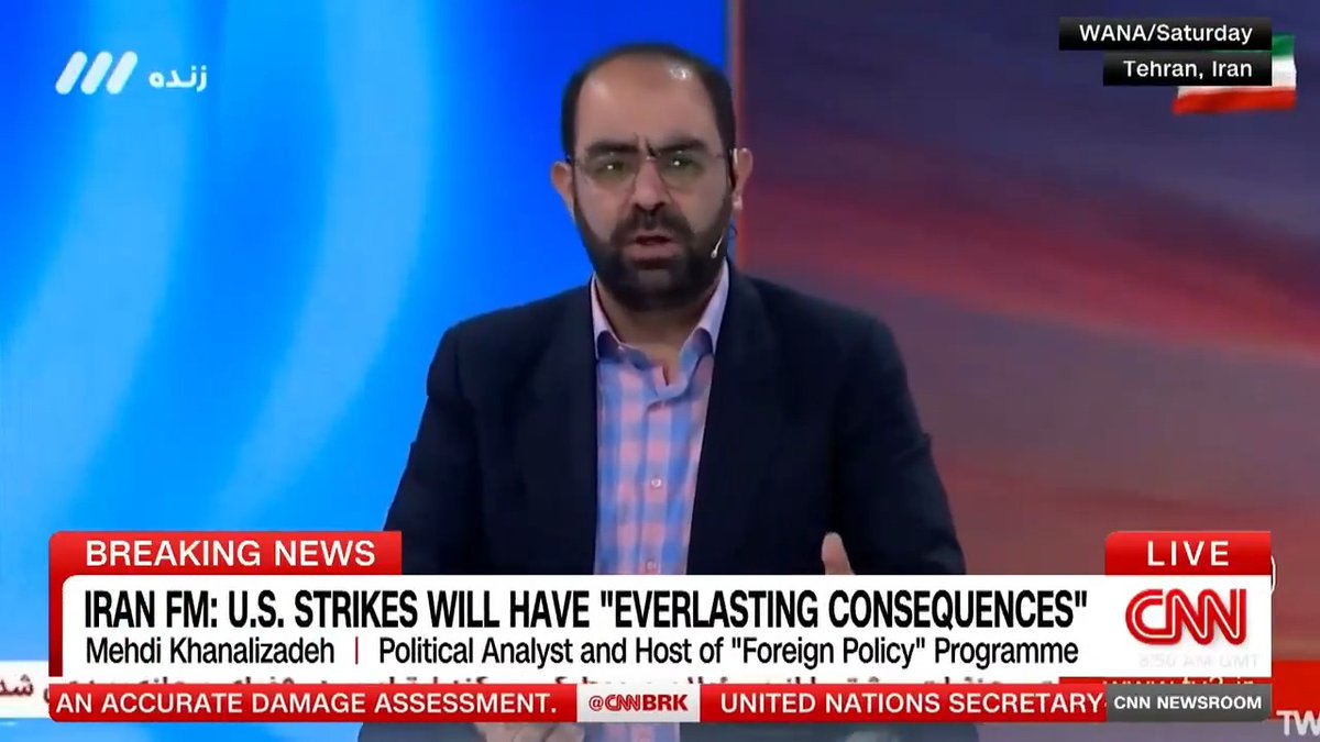 Iranian state media downplayed the damage from the US strikes, while also sending a warning. "Iran now considers all U.S. military bases in the region, and all 40-50,000 American military personnel stationed here, as legitimate targets," a pundit said