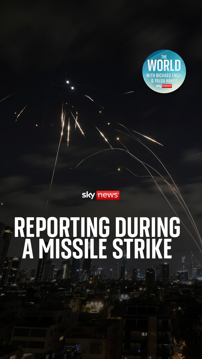 What happens when you're live on air and missile sirens go off? Yalda Hakim and Richard Engel are both in Israel reporting on the Israel-Iran conflict and lift the curtain on what it is like. Listen to the full chat here 👉
