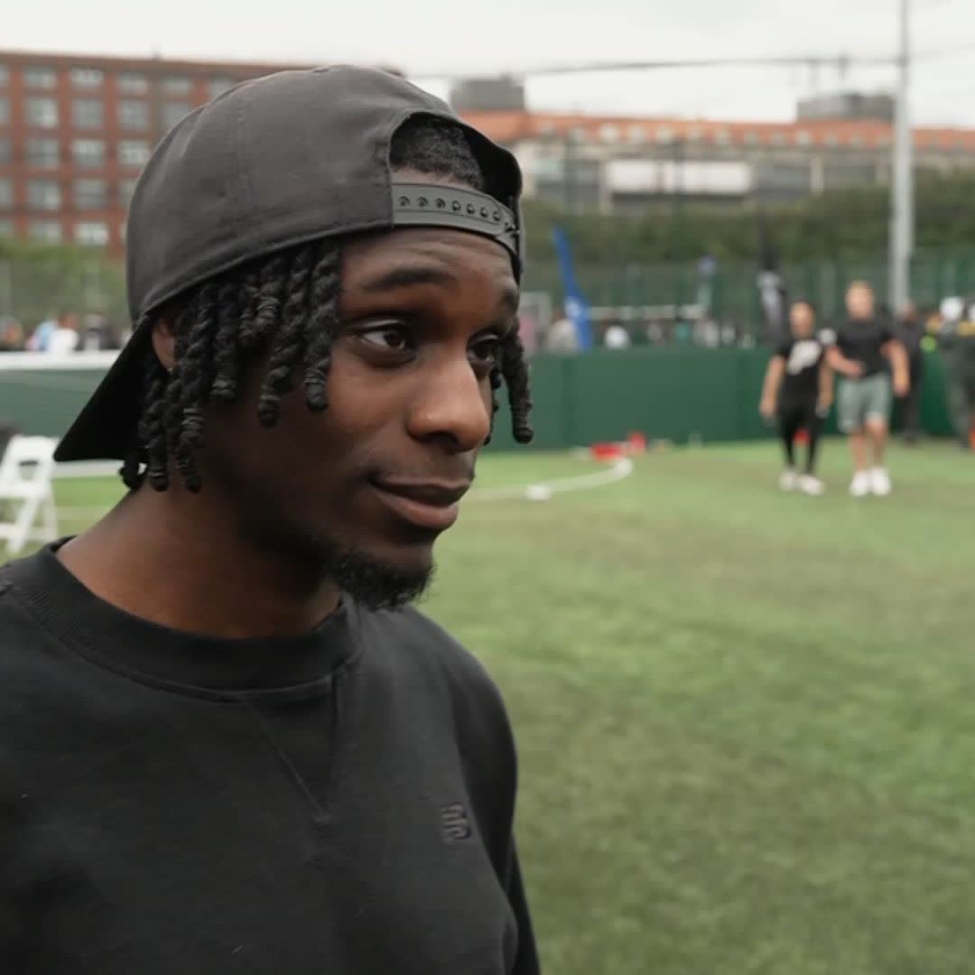"That's my boy" 👊 "Flo don't crumble under pressure, he likes pressure" 😎 Jeremie Frimpong says the Premier League will love Florian Wirtz 😍