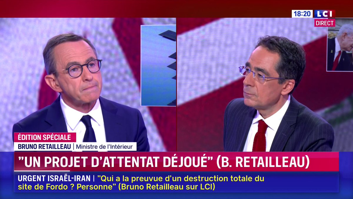 🚨🇫🇷 FLASH | Un jeune de 17 ans qui voulait exécuter des attentats contre des synagogues, événements festifs et des sex-shops au nom de Daesh a été arrêté par la DGSI, annonce Bruno Retailleau.