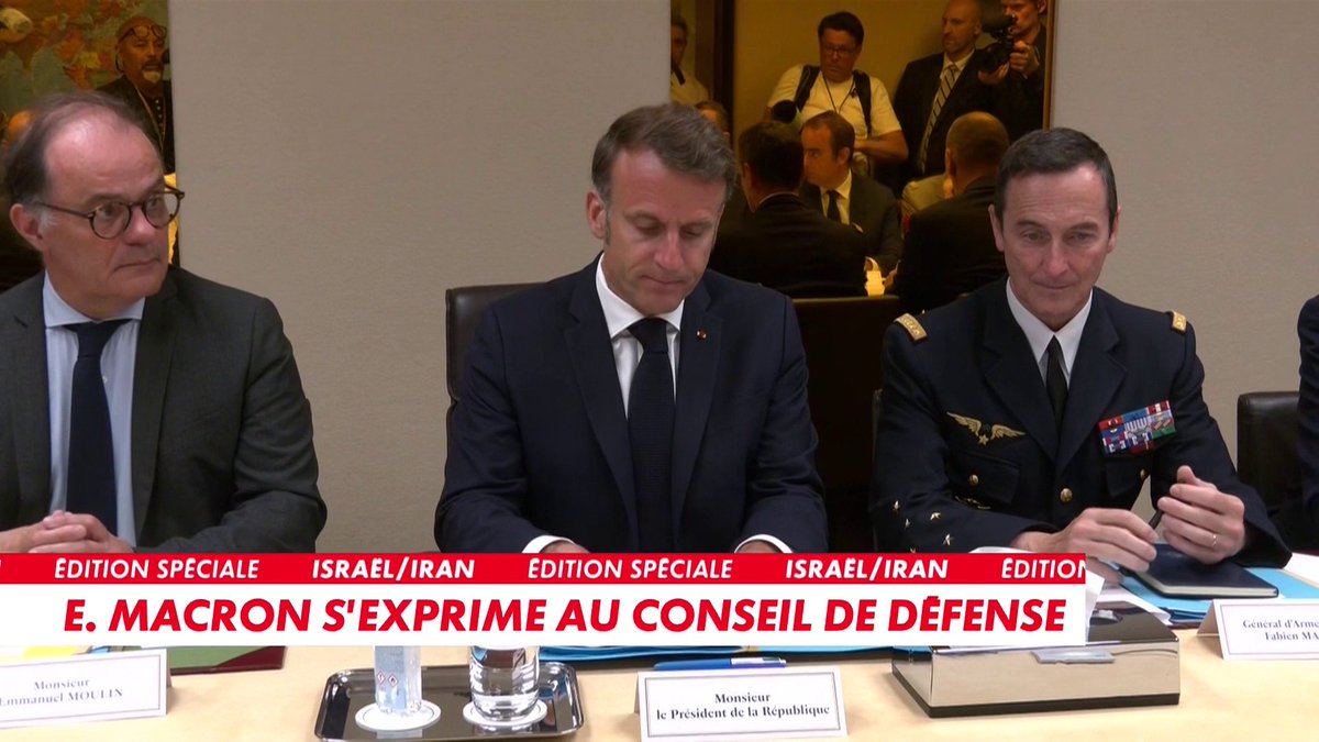 Emmanuel Macron fait le point sur la situation en Iran avant le conseil de défense