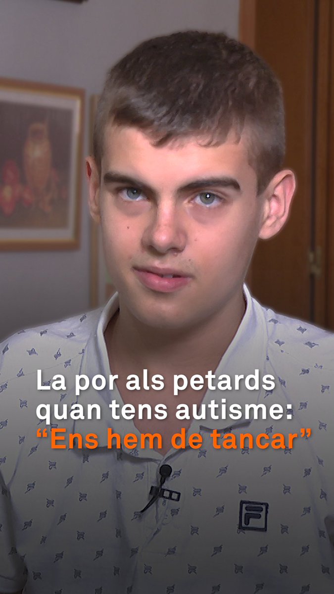 "Quan peta un petard és com una guerra.” El Martí té autisme i hipersensibilitat auditiva. La revetlla li genera molta angoixa. “Ens hem de tancar a casa.” Les famílies de persones amb TEA demanen petards de baixa intensitat i revetlles més inclusives