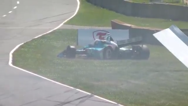 Big damage for Josef Newgarden at Road America.